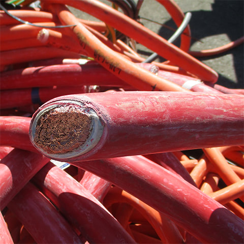 scrap metal recycling copper cable