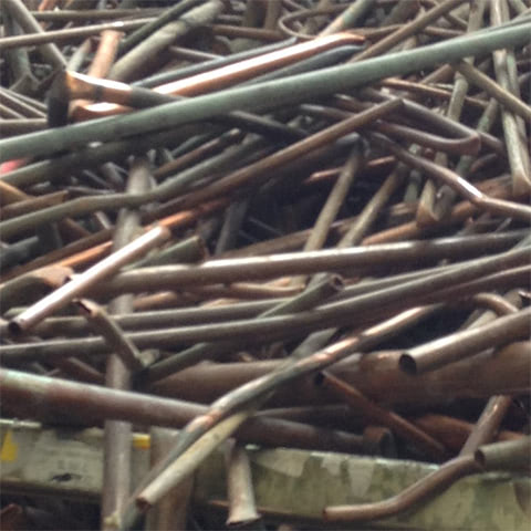 scrap metal recycling copper pipe
